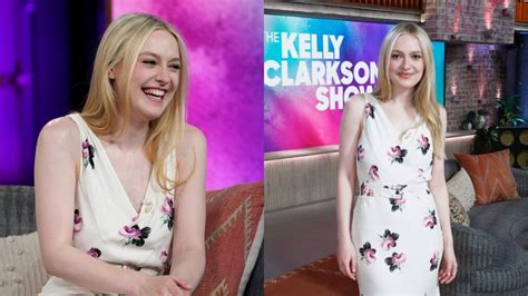 prada kelly|Dakota Fanning's Prada Dress Blooms on 'Kelly Clarkson Show'.